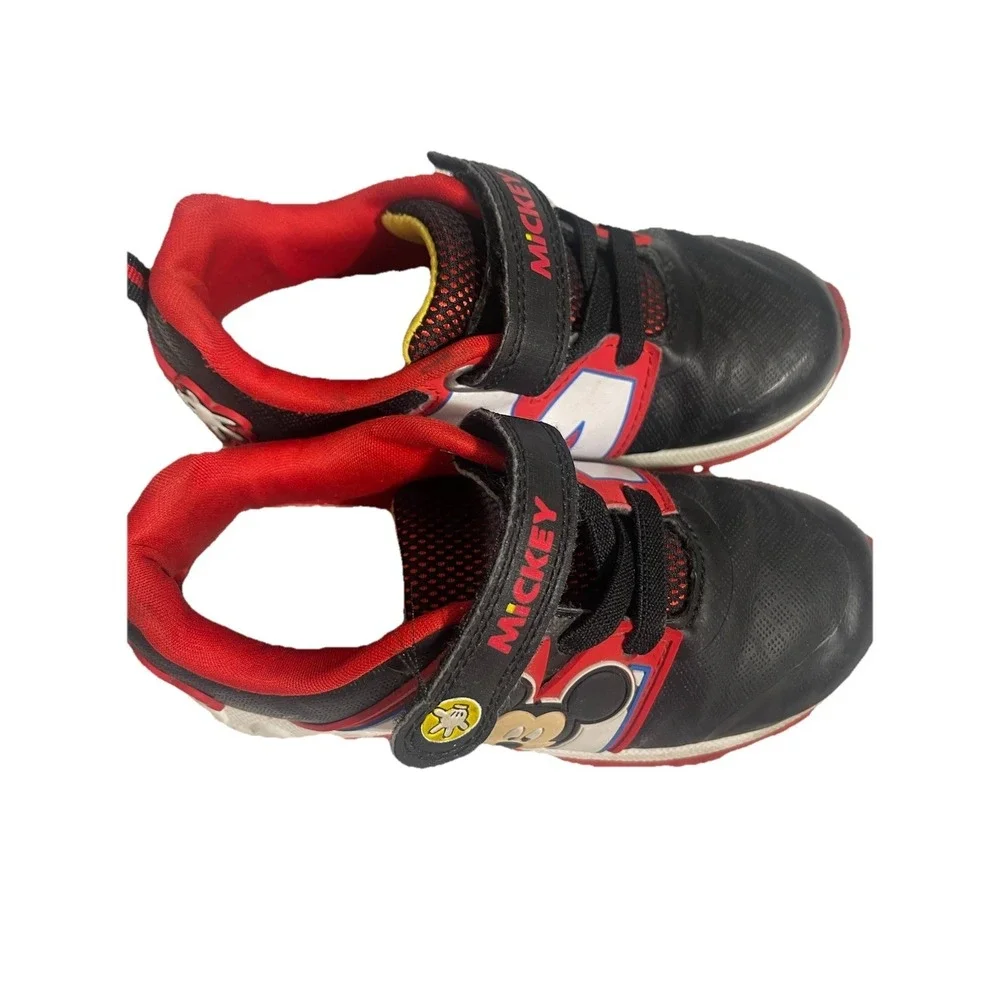 Mickey Mouse Light Up Shoes Boys Size 12